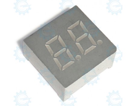 LTD323 7-Segment 2-Digit C.A. Green 15.5X15mm