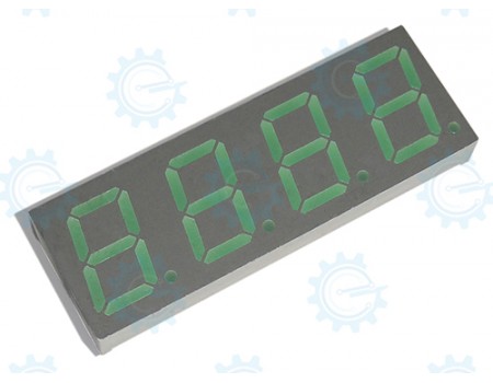 C5837 7-Segment 4-Digit C.A. Green 51X17.5mm
