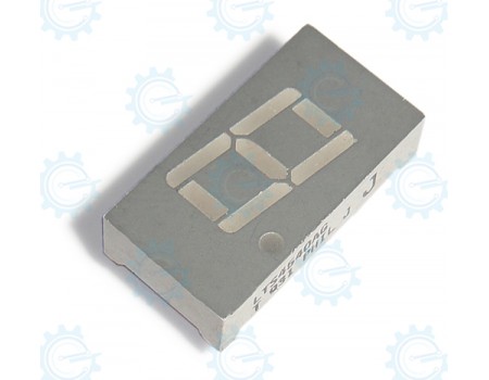 LTS4540AG 7-Segment 1-Digit C.C. Green 10X19mm