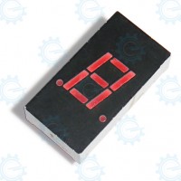 S312A 7-Segment 1-Digit C.A. Red 19X10mm