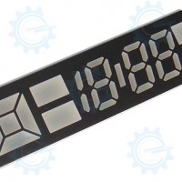 DY-34301AGR 7-Segment 3-Digit C.C. Green 45X12mm