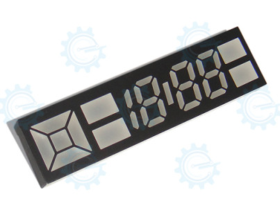 DY-34301AGR 7-Segment 3-Digit C.C. Green 45X12mm