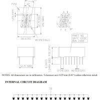 LTP-587G 0.5-inch Green 16-segment Common Anode
