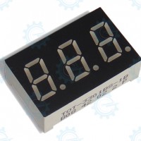 TOT-330-1BS-1B 7-Segment 3-Digit C.A. Red 22X14mm