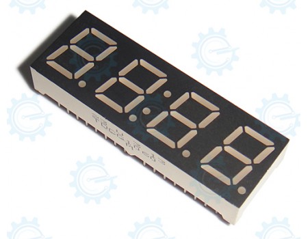 TDCR1050 7-Segment 4-Digit C.C.Green 14X40mm
