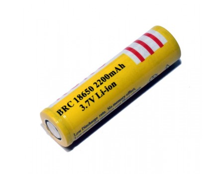 BRC-18650 3.7V Li-ion Lithium 2200mAh