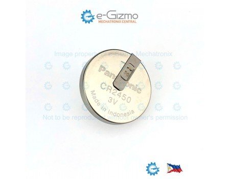 Panasonic CR2450 3V Lithium Battery PC Solderable