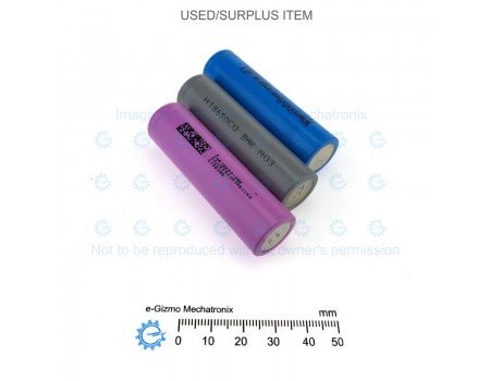1 pc 3.7V 2600mAH 18650 True Rated Li-ion Rechargeable Battery [Used]