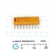 Vishay Dale Capacitor Network SIP-9 8x 0.01uFX7R  50VDC