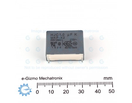 HJC 1uF 275VAC MKPClass X2 RFI Suppression