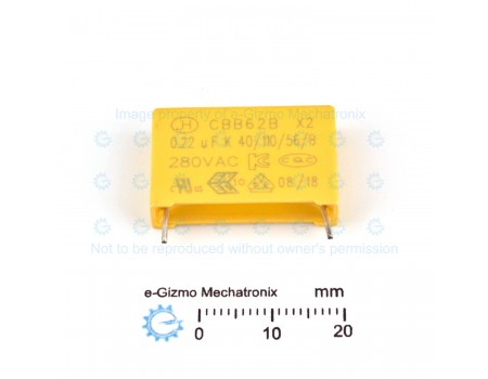 JH 0.22uF 280VAC MKP CBB62B Class X2 RFI Suppression