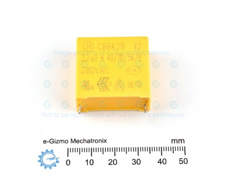 JH 2.2uF 280VAC MKP CBB62B Class X2 RFI Suppression