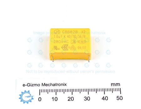 JH 1uF 280VAC MKP CBB62B Class X2 RFI Suppression