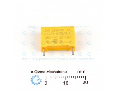 JH 0.1uF 280VAC MKP CBB62B Class X2 RFI Suppression