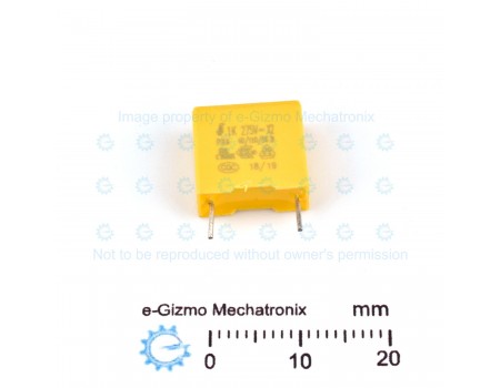 FARAD 0.1uF 275VAC MKP PXK Class X2 RFI Suppression
