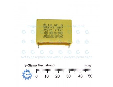CAMEL 1.5uF 1u5 275VAC MPX-X2 MKP RFI Suppression