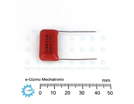 IC 0.22uF 400VDC MPR Polypropylene Capacitor