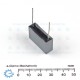 GD 10uF 63VDC Metallized Polyester Film MKT Box Capacitor