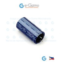 Jamicon 2200uF 35V WG Series Low ESR Capacitor 105C Short Pins