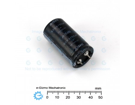 Aishi 4700uF 63V LH Series General Purpose Capacitor 105C Snap Pins