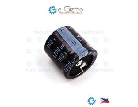 Nichicon 1200uF/160V 105C Snap in LGN GN(M) Series