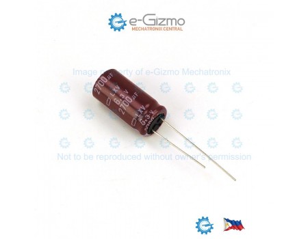 Chemi-con 2700uF 6.3V LXV Low ESR Capacitor