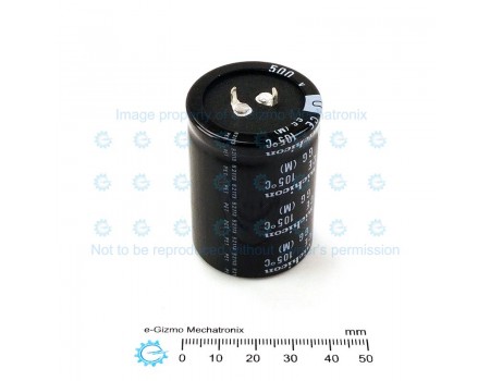 Nichicon 470uF/500V 105C Snap in LGG GG Series