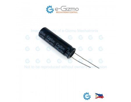 CapXon 2200uF/25V KF series 105C Low ESR capacitor