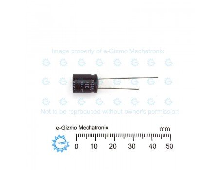 Nippon Chemi-con 330uF 35VDC 105C KMG Series