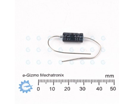 Bennic Bipolar Acoustic Capacitor 4.7uF 50WV Axial ( Non Polarized )