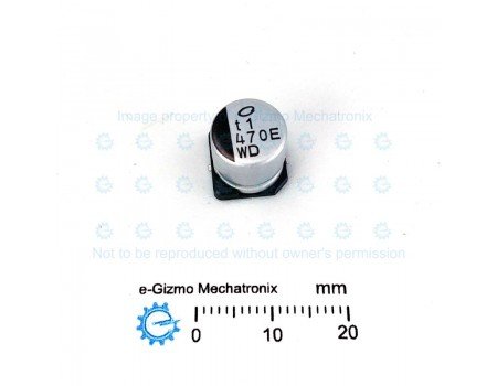 Nichicon 470uF 25V 105CAutomotive SMD Electrolytic Capacitor Low ESR UWD Series