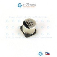 Panasonic 47uF 35V 105C SMD Electrolytic Capacitor Low ESR FP Series