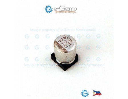Chemi-con 100uF 35V 105C Long Life SMD Electrolytic Capacitor MVL Series