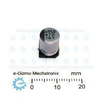 SamYoung 470uF 16V 85C SMD Electrolytic Capacitor MVG