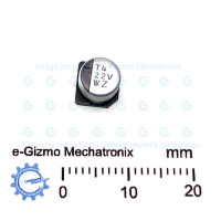Nichicon 22uF 35V 105C SMD Electrolytic Capacitor UWZ Series