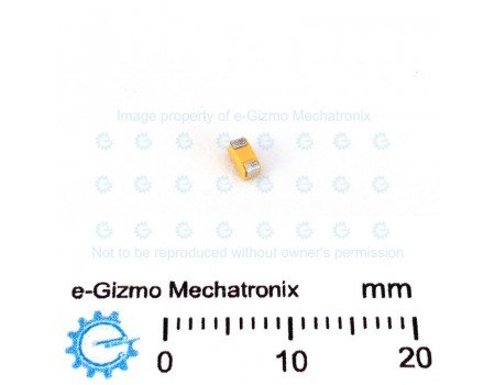 Kyocera 10 uF Molded Tantalum Capacitors 10 V 1206 3Ohm ESR