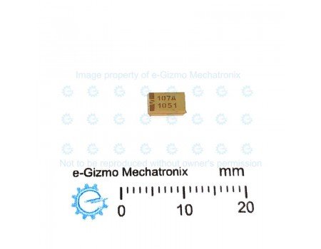 Kemet 100uF/10V  Industrial Grade Tantalum Capacitor SMD