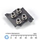 4 Pole way RCA Jack PCB Solderable Vertical Mount