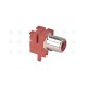 Red PCB Mount RCA Socket Jack PC Solderable