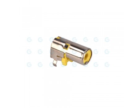 Shielded Yellow PCB Mount RCA Socket Jack PC Solderable
