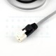 Elecom Cat6 2.5M Retractable winding LAN Cable LD-MCTGT/BK2