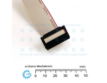 IDC Flat Ribbon Connector 2x9 18P Female/Female 2.54mm pitch