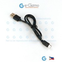 USB Cable Type A  to micro 0.44M Black for CHARGING ONLY no DATA
