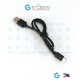 USB Cable Type A  to micro 0.44M Black for CHARGING ONLY no DATA