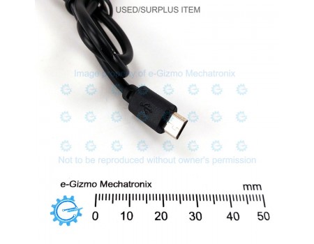 USB Cable Type A  to micro 0.44M Black for CHARGING ONLY no DATA