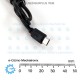 USB Cable Type A  to micro 0.44M Black for CHARGING ONLY no DATA