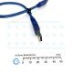 Short USB Cable Type A  to Type C 30cm for Arduino & Dev Boards