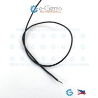 Hook up wire AWG18 Tinned Stranded Black (per Meter)