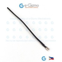 AWG18 x 130mm Wire with 4.8mm Female Spade Termination Black