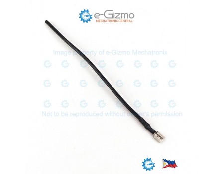 AWG18 x 130mm Wire with 4.8mm Female Spade Termination Black